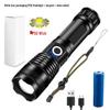 Waterproof Aluminum P90 High-Power Flashlight with Telescopic Focus and P70 Spotlight for Outdoor Use