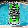 Borussia Monchengladbach Print Beach Towel Design, Soft, Lightweight. for Home Bathroom, Spa, Pool, Yoga, Surfing, Camping, Gift for Family, Friend