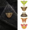 Retro Clothing Decoration Vintage Enamel Moth Brooch, Cartoon Insect Alloy Lapel Pin, Men Artistic Pin Women Jewelry Accessories for Suit Dress