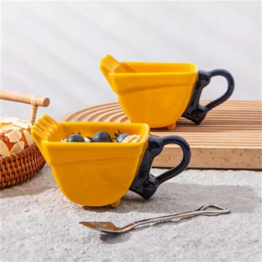 170 ML Digger Coffee Cup Ceramic Breakfast Cup Novelty Water Cup Heat-resistant