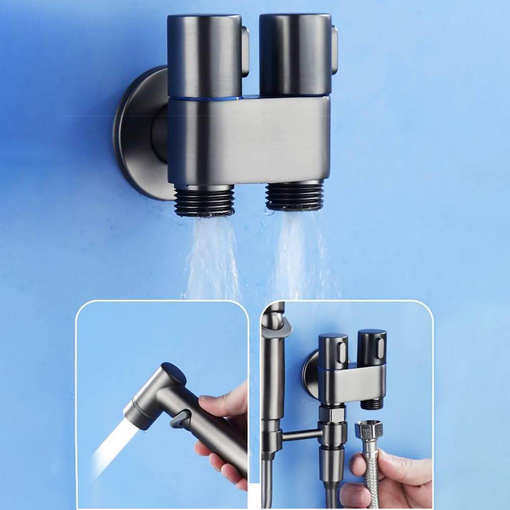 Modern Bathroom Handheld Bidet Sprayer Set Elegant Toilet Hand Sprayer Long Flexible Hose Hand Shower for Bathroom