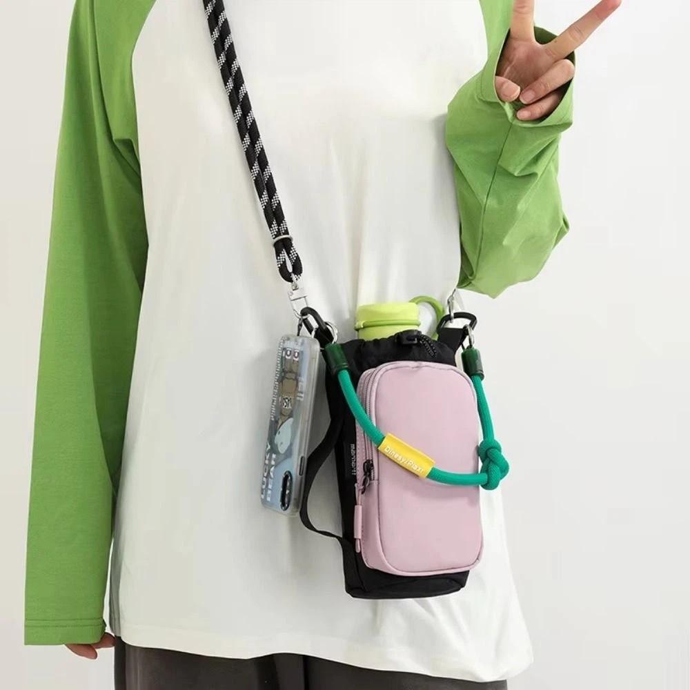 Waterproof Travel Crossbody Bag Large Capacity Sports Water Bottle Bag Mobile Phone Case Hiking