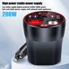 Vehicle Inverter 200W 12V-220V Automotive Power 110V Digital Voltage Transformer Car Electronics For Laptops Tablets DVD Players
