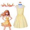 Langley Evangelion Asuka Soryu Cosplay Costume Set Halloween Party Dress Yellow