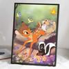 Full Round Diamond Painting Deer and Skunk Art Rhinestone Picture Mosaic DIY 5D Cross Stitch Embroidery Home Decoration
