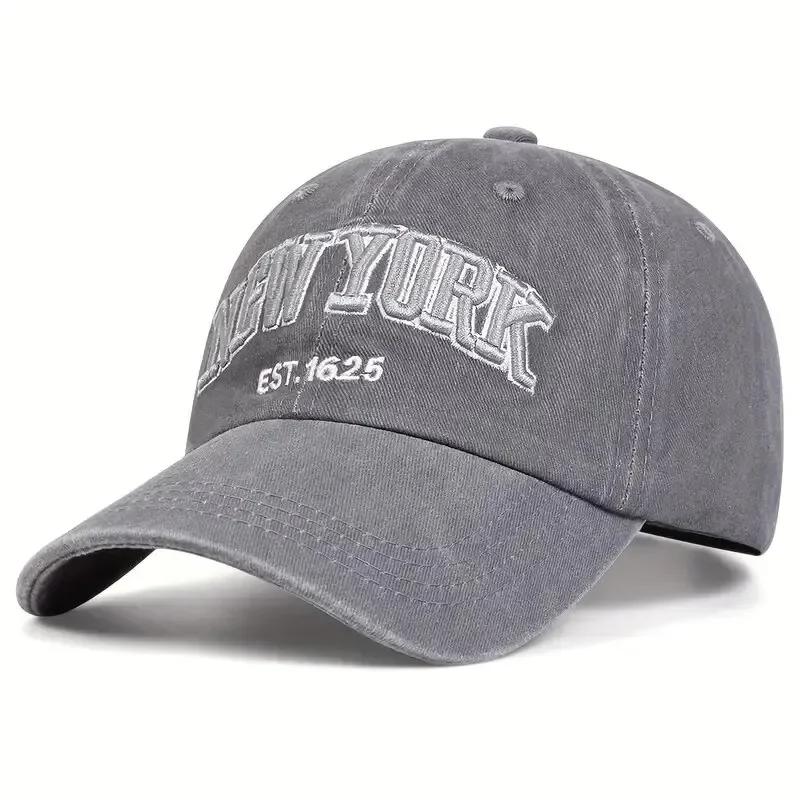 2025 Spring/Summer Unisex Cotton Baseball Cap Vintage Washed with Alphabet ALWAYS Embroidery - Hip-Hop Inspired Snapback Design