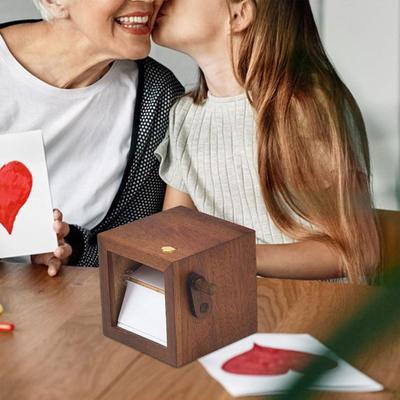 Foto flipbook s ruční klikou 3,9x3,1x3,1 palce Kreativní Všestranný pro Speciální Příležitosti Lehké Dřevo