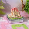 Time Piece Calendar 2027 Desk Calendar With Led Light 3D Tear-Away Calendar Paper Carving Art Memo Pad Notepad Desktop Decor