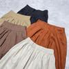 Johnature Japanese Skirts Summer Japanese Elastic Women Casual Skirts