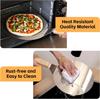 10/12inch Pizza Shovel Pastry Tools Stainless Steel Wooden Handle Peel Round Anti-scalding Pan Bakeware Maker With Clip