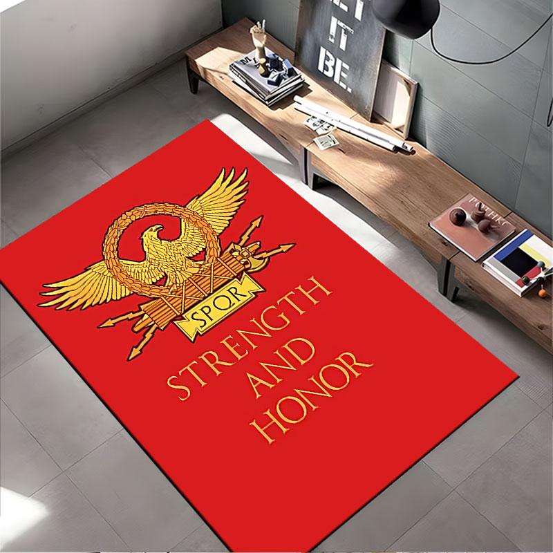 Roman Eagle Strength Carpet suitable as a non-slip mat for the living room or bedroom sofa