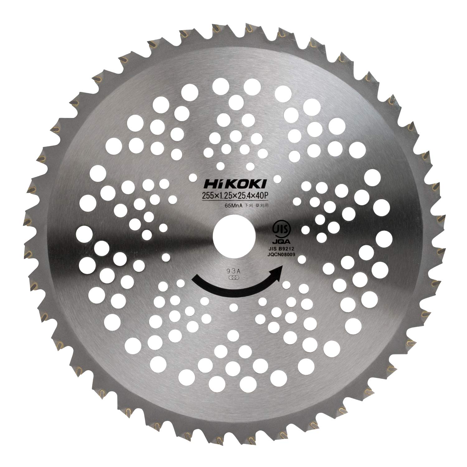 

HiKOKI Brush Cutter Blade 255mm x (Hikoki) (Lightweight) 25.4mm, 40-tooth blade, 0068-2973
