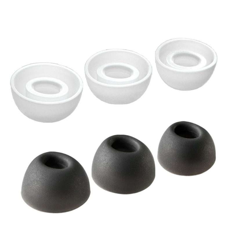 1Set Replacement Ear Tips For RM Buds Air 2/Buds Air 3 In Ear Headphones Earbuds Soft Silicone Washable Reusable