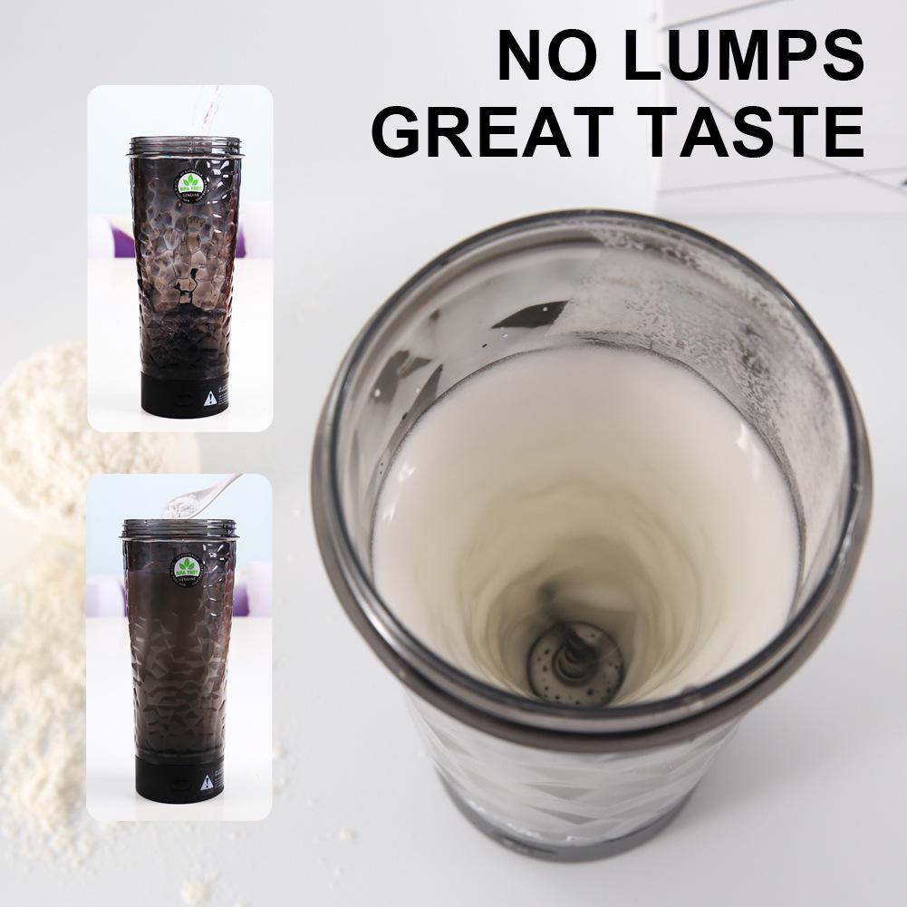 Automatic Magnetic Charging Shaker Cup for Protein Powders and Coffee with Custom Logo Options