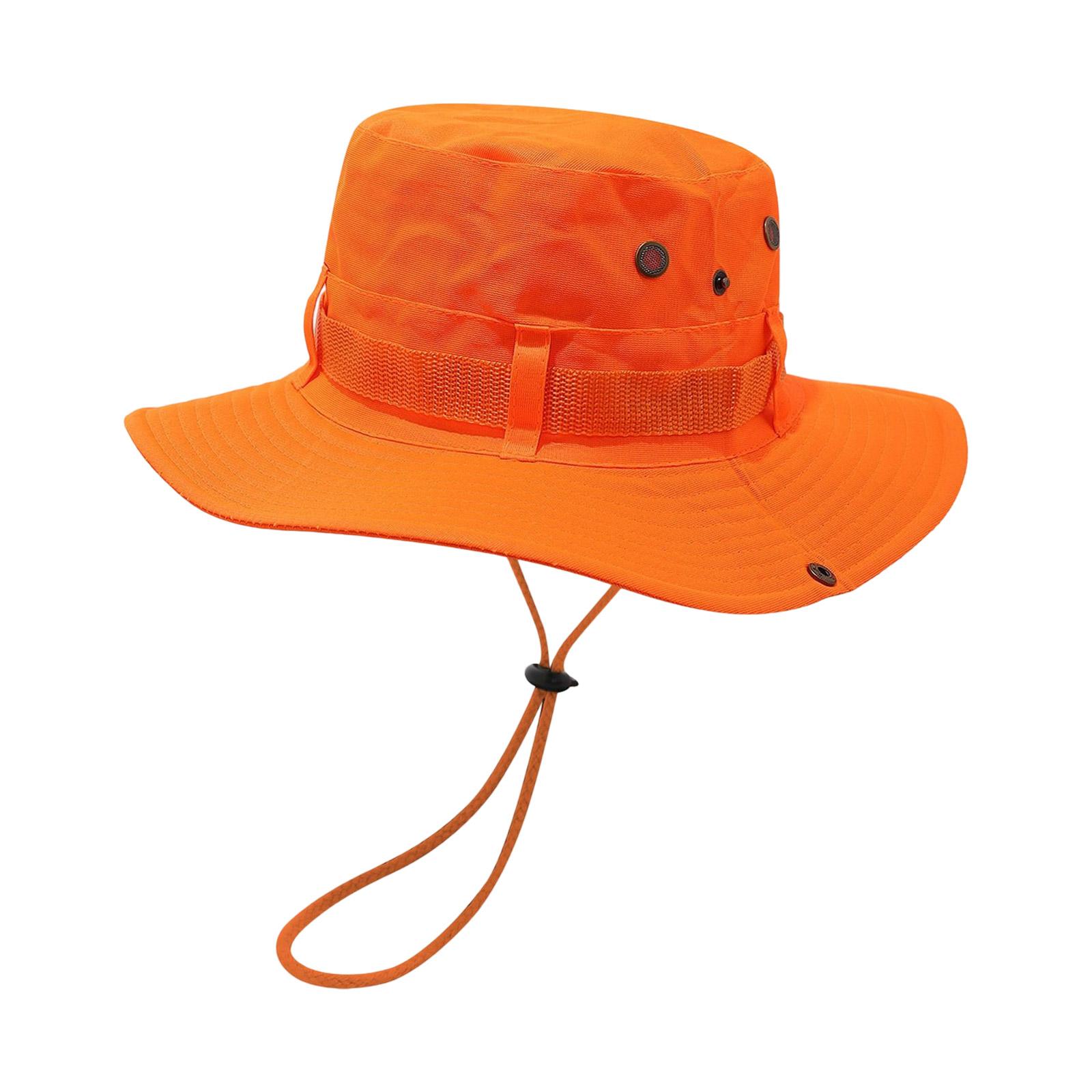 

Fluorescent Bucket Hat Wide Brims Sun Protective Cap for Men and Women Outdoor Activity Camping Hiking Fisherman Hat A