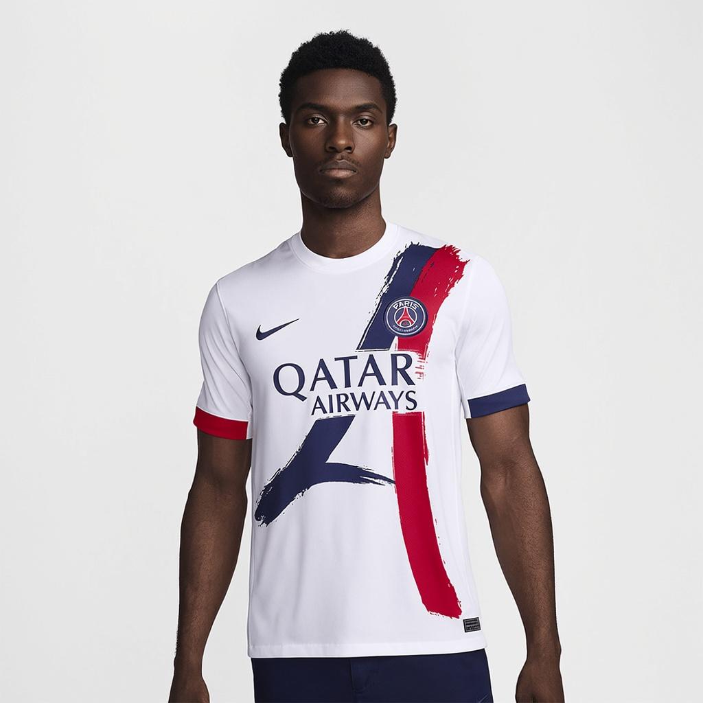 Nike Paris Saint-Germain Stadium Away Jersey Unisex Tops White FN8781-101