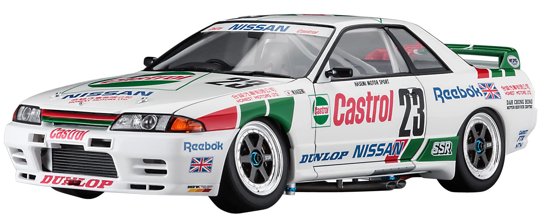 

Hasegawa scale Nissan Skyline BNR32 specification 1990 Macau Guia Race Winner Plastic Model 20581 1/24 GT-R Gr.A