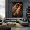 Poster und Drucke von Löwen, Tigern und Leoparden, Tierölgemälde, Wandgemälde, Inneneinrichtungen, Kunstbilder, Wohnzimmerwände
