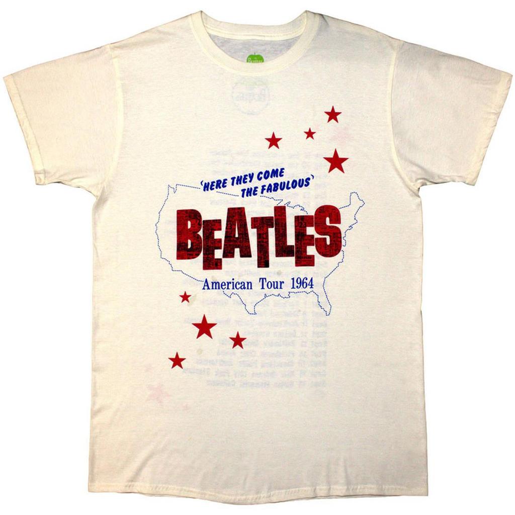 The Beatles Unisex Adult American Tour ´64 Back Print T-Shirt