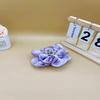 Soft Pleated Chiffon Flower Banana Hair Clips Anti Slip Holder Elegant Hair Clamp Women Daily Wedding Party Hair Accessories