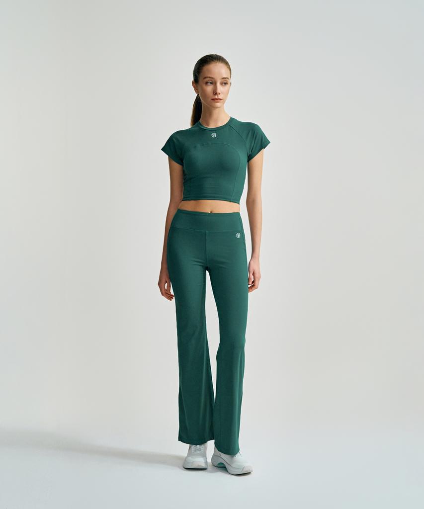 SERGIO TACCHINI W Marshmallow Crop Short Sleeve T-Shirt