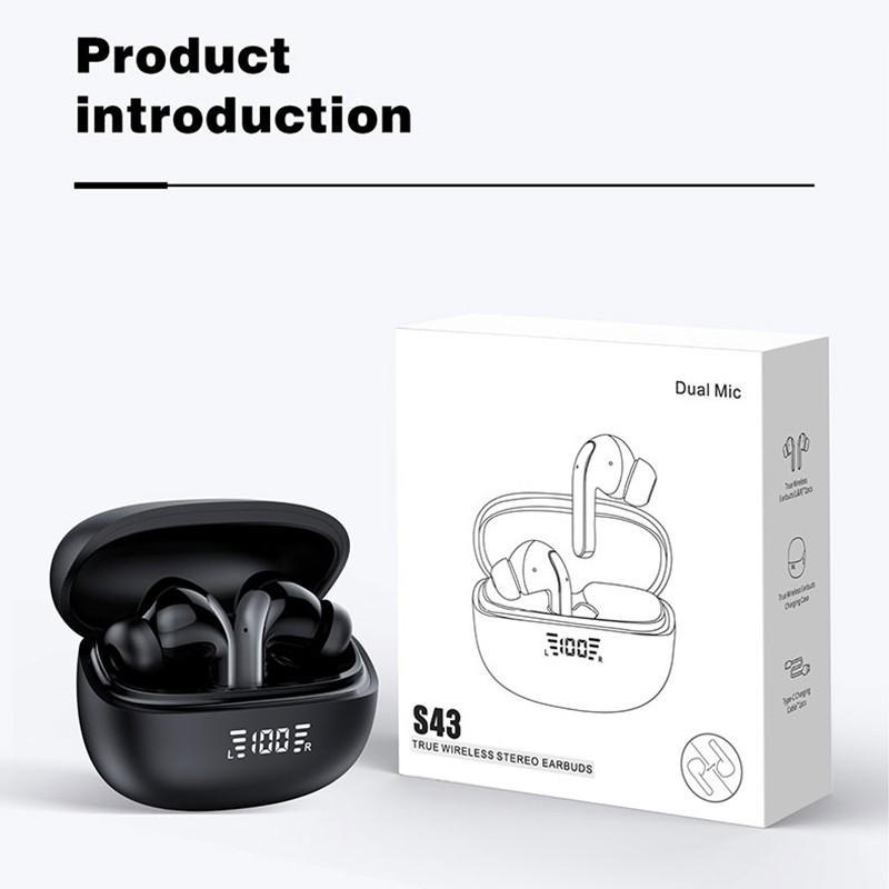 Auricolari Bluetooth 5.4 Con Cancellazione Rumore - 40 Ore Autonomia, IP7 Impermeabili, Per Sport E Uso Quotidiano