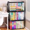 Foldable Transparent Book Organizer – Dustproof Storage Bag for Students and Classrooms