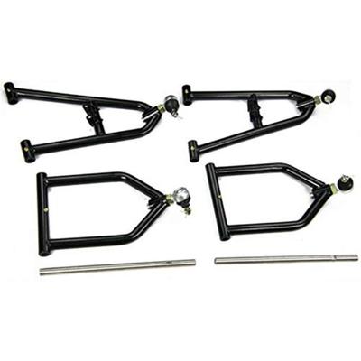 ALLOYWORKS Sport Fully Adjustable Extended Front Aarm +2+1 Wider For Yamaha Banshee YFZ 350 with Grease Fitting Enhanced Suspen