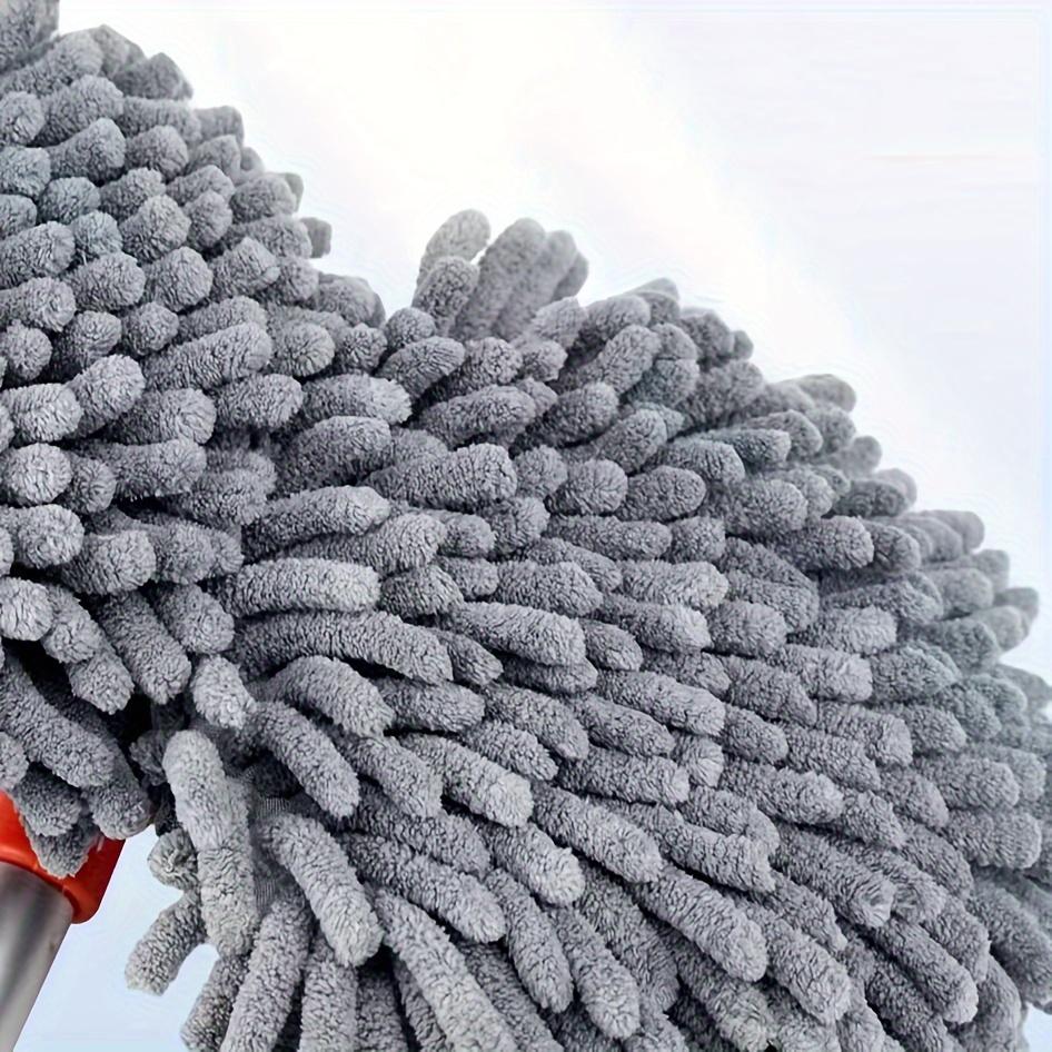 Super Soft Micro Fiber Retractable Car Cleaning Brush Head 360° Flexible, Scratch-Free for Vehicles, RVs, Trucks & Glass