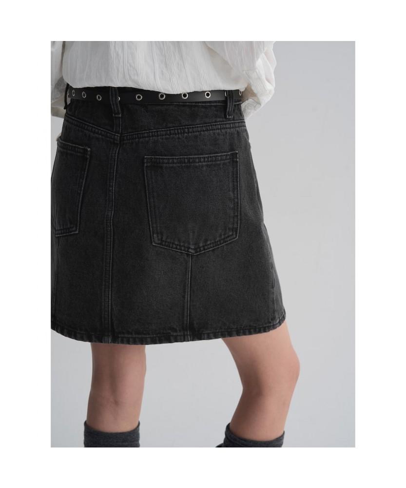 8seconds Denim Mini Skirt Black
