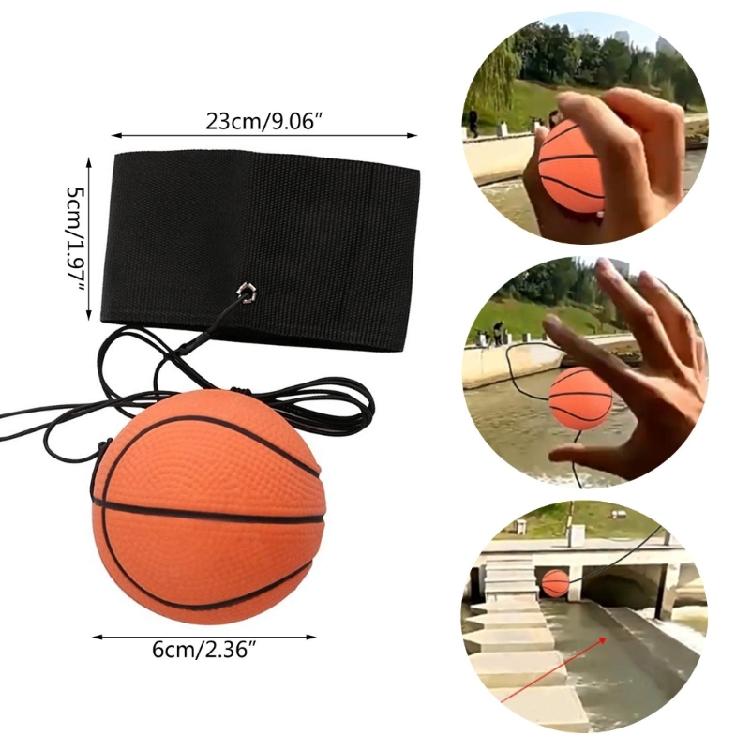 4Pcs Wrist Training Wristband Ball Wrist Return Ball Sports Ball Wrist Band Ball