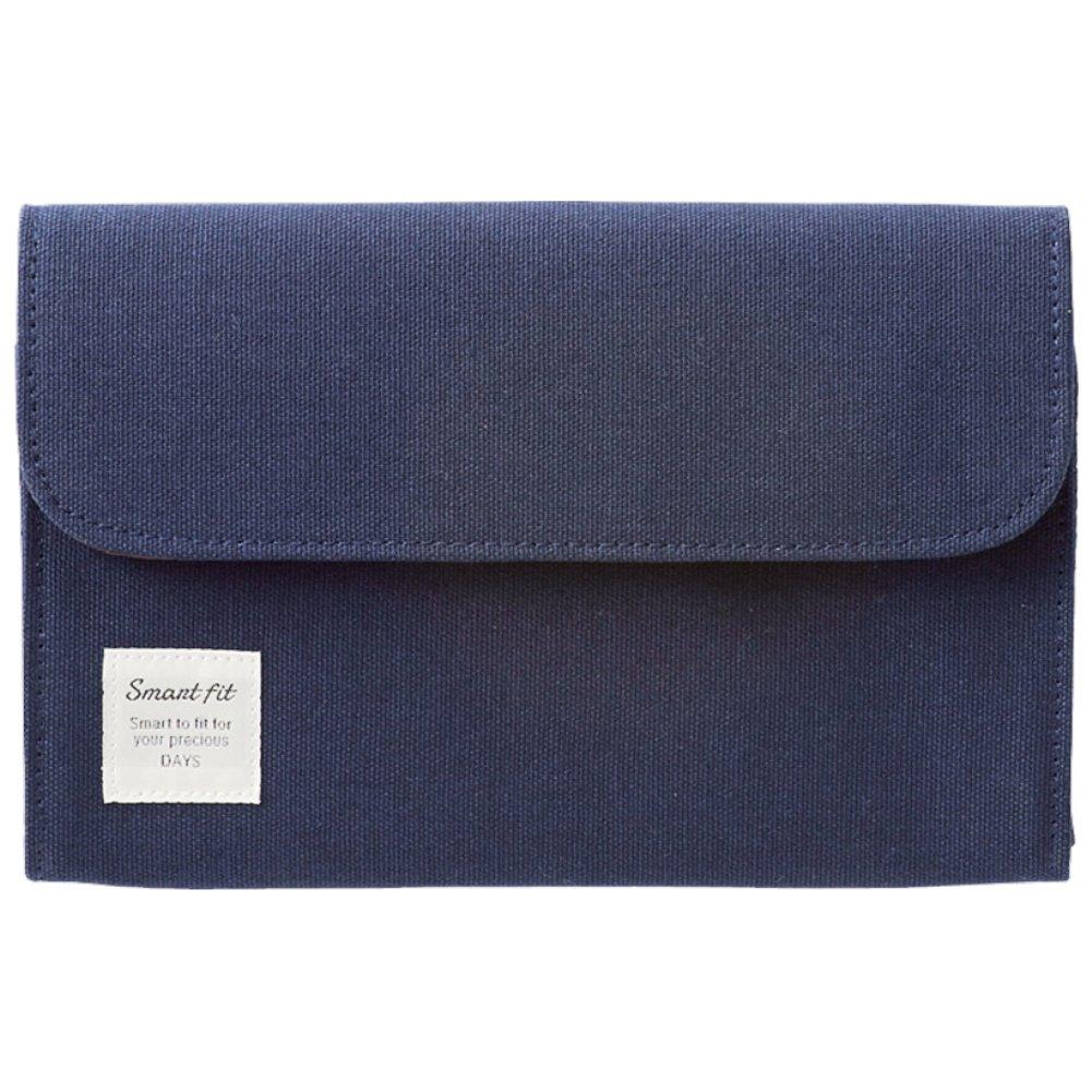 LIHIT LAB Accordion Pouch S Navy A7701-11
