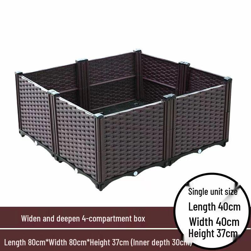 Modular Balcony & Home Vegetable Planting Box - Ideal for Gardens & Seedlings