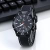 Fashion Men's Quartz Watch Business Style Leather Strap Wristwatch Available In 4 Colors Stylish Elegant Timepiece