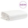 White Cover Tarpaulin 1 x 2.5 m 650 g m²