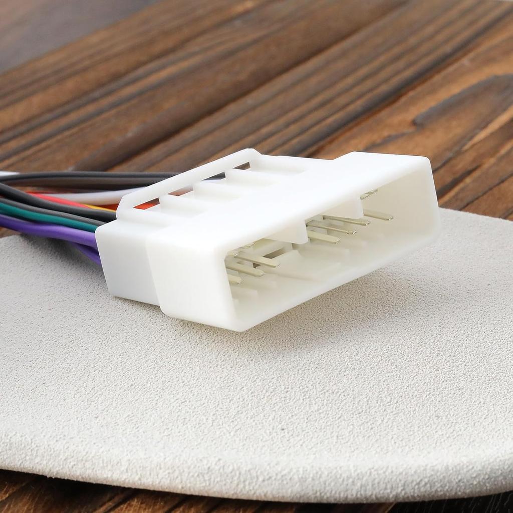 16 Pin Car Radio Wiring Harness Compatible with Honda Accord Civic CRV 1986-1998 Compatible with Acura Integra CL RL 1986-2001