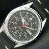 VINTAGE REFURBISHED SEIKO 5 AUTOMATIC 6309A JAPAN MENS BLACK WATCH A442270-1