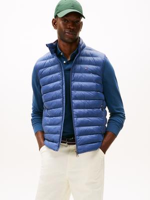 Winter Jacket Packable Quilted Gilet (MW0MW37677) Faded Indigo