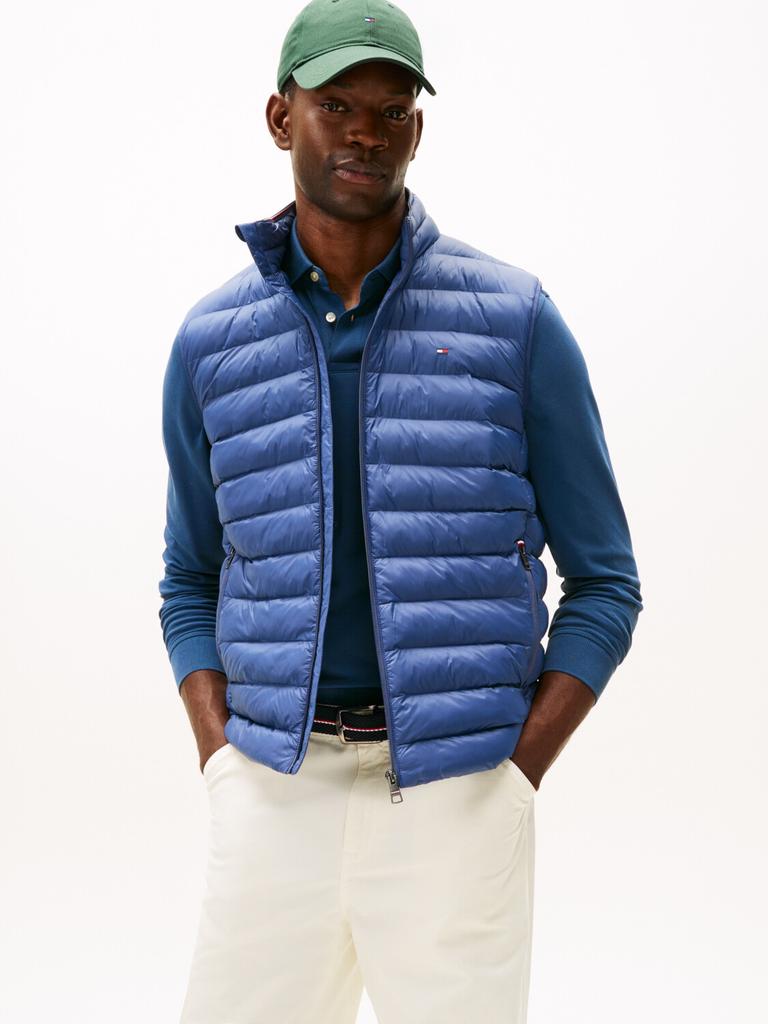 Зимняя куртка Tommy Hilfiger Packable Quilted Gilet (MW0MW37677) выцветший индиго