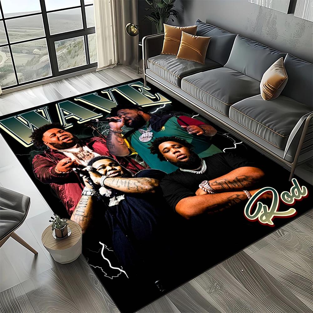 2025 New Style Rod Wave Rapper Area Rug,Carpet Rug for Home Living Room Bedroom Sofa Doormat Decor,kids Play Non-slip Floor Mat