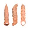 No. plus-Sized Wolf Head Cover Barbed Men's Thick Penis Ring Lock Crystal Soft Glue TPE Sexy Sex Product