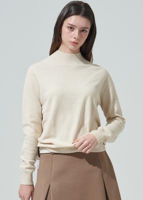 BLUDOT Premium Wholegarment Soft Half-Neck Knit_Iv