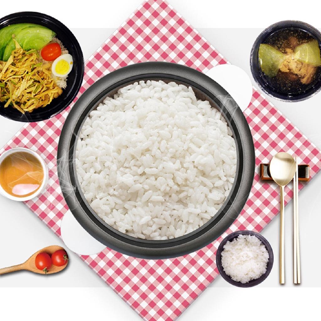 Automatic Electric Non-Stick Rice Cooker Food Steamer Cooking Warmer1.5/2/3L 50Hz Mechanical Switch Button 220V