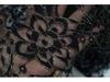 Gold Thread Black & White Double-Sided Eyelash Lace Fabric for DIY Clothing Straps & Splicing
