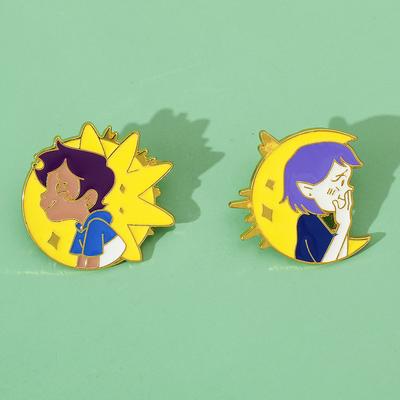 Creative Personality Anime Character Metal Badge Alloy Drip Brooch Brooch Pin Decoration