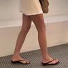 CHENGMEIZU niche design low-heeled flip-flops new versatile foot pinch outside sandals women's shoes