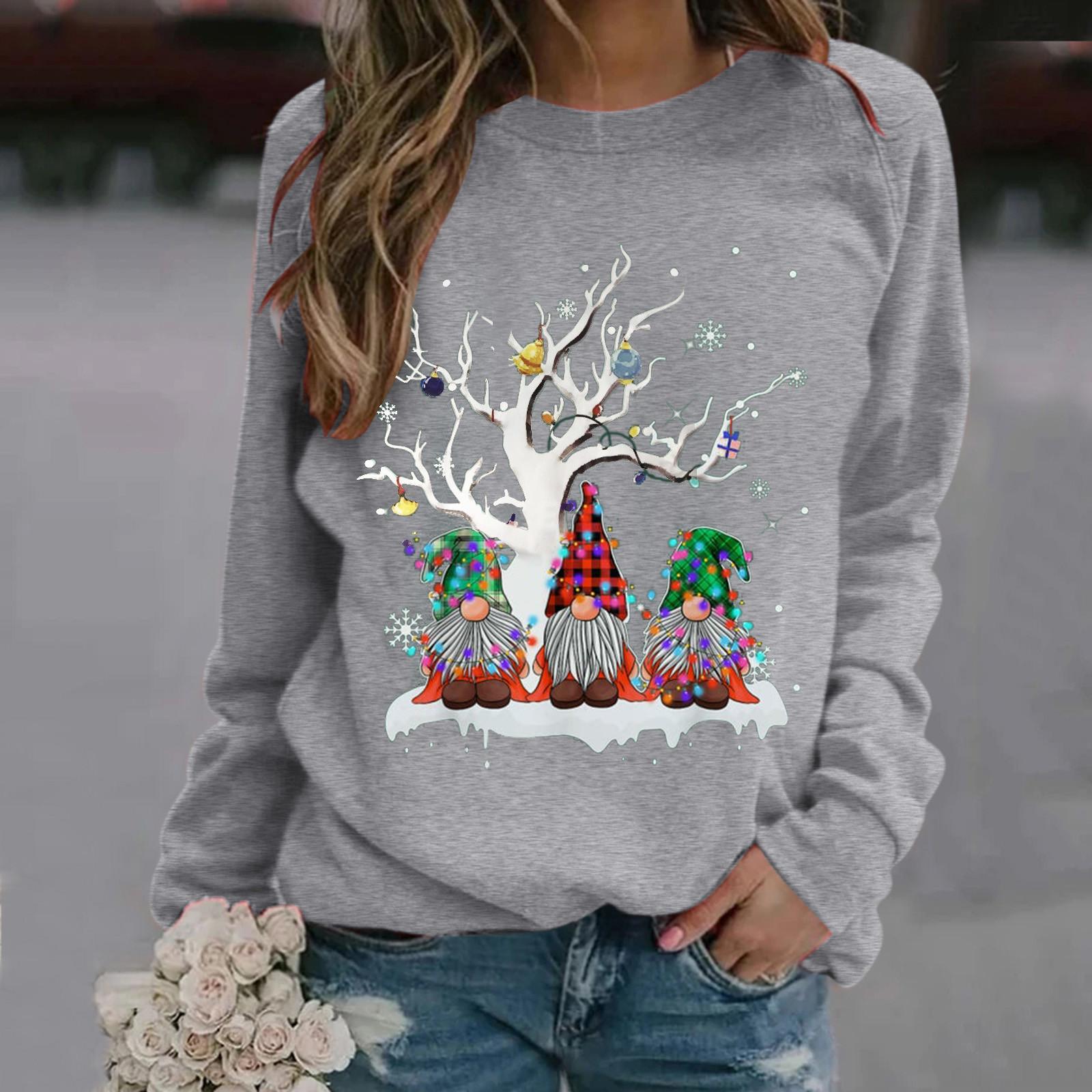 

Толстовка с капюшоном большого размера для тренировок Kpop Ugly Xmas Sudadera женские толстовки с капюшоном Рождественская осень с длинным рукавом толстовка свободного кроя 8XL