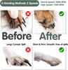 5V USB Electric Cat Nail Grinder with Clippers LED Light Pet Nail Grinder 500 MAh Pet Nail Trimmers for Dog Paws Grooming