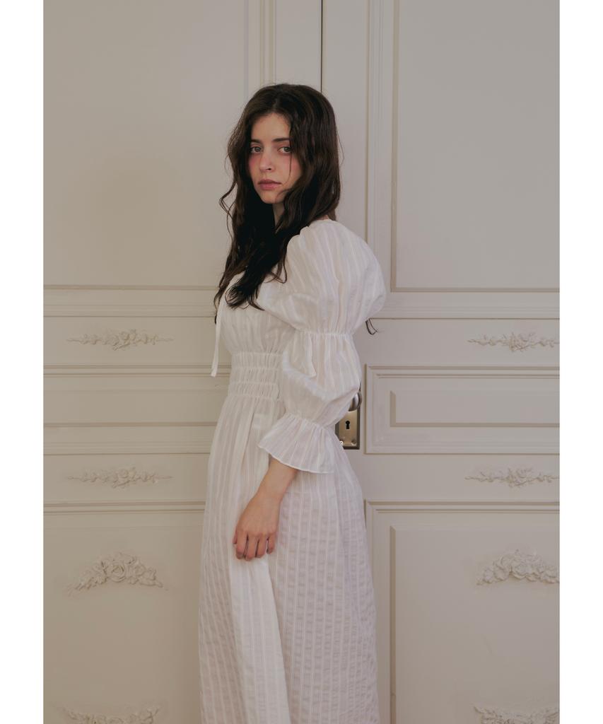 Lakkeu Toujours Home Dress (Ivory)