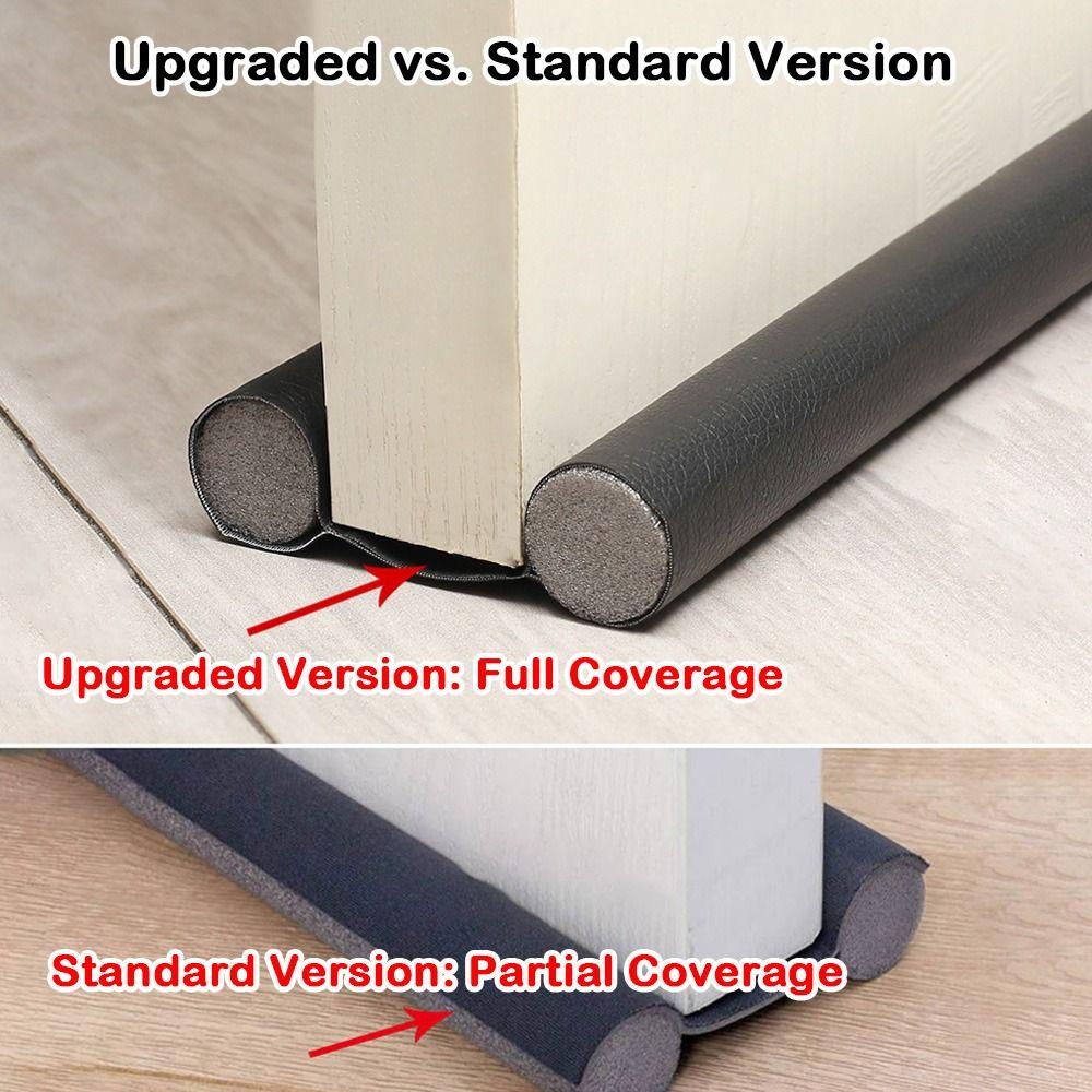 Double-sided Door Bottom Sealing Strip Dustproof Soundproof Door Bottom Windproof Strip PU Full Coverage Gap Sealing Strip